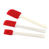 Silica gel cream scraper, mixing stick, brush, tools set, 3 piece set