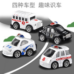 Warrior, реалистичная полицейская машина, скорая помощь, модель автомобиля, игрушка, легкосплавный автомобиль для мальчиков, дорожная полиция