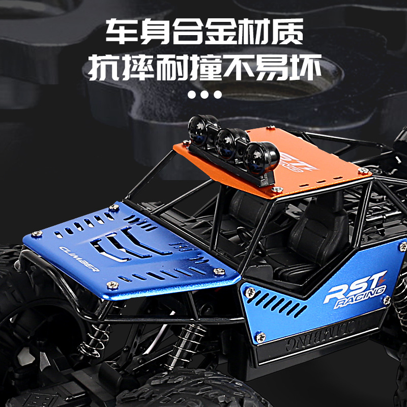 Coche de juguete eléctrico todoterreno para niños | Vehículo de control remoto de gran tamaño con tracción y escalada