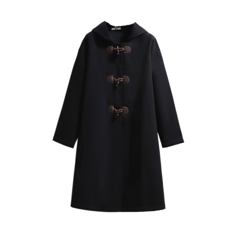 Double-sided Long Wool Coat, Women’s Plus-Size, Korean Style, Demi‑season Thickened