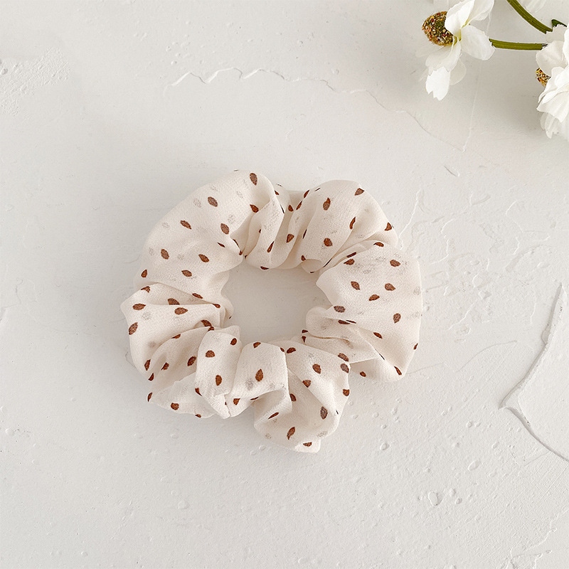 INS cerdo blanco intestino grueso anillo de pelo Super Niña de hadas Corea del Sur Internet celebridad mismo estilo BM intestino grueso anillo de pelo simple cuerda de pelo accesorios para el cabello