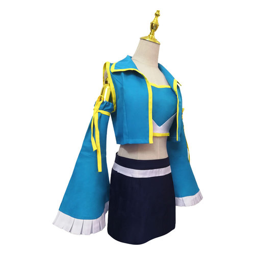 Xin Boyuan Cos: Lucy Heartfilia Lolita Girl School Uniform Sailor Skirt Set – Party Outfit