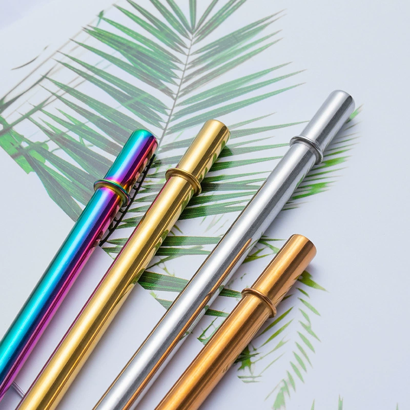 Metal brand straw, glass protective bag stainless steel, accessories with glass