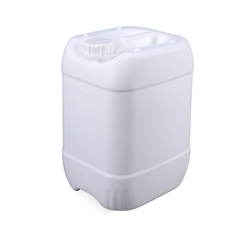 Metasequoia HDPE grueso alimentos cubo cuadrado sellado almacenamiento de agua química cubo líquido residual 10kg línea de nivel de líquido código de pila de plástico