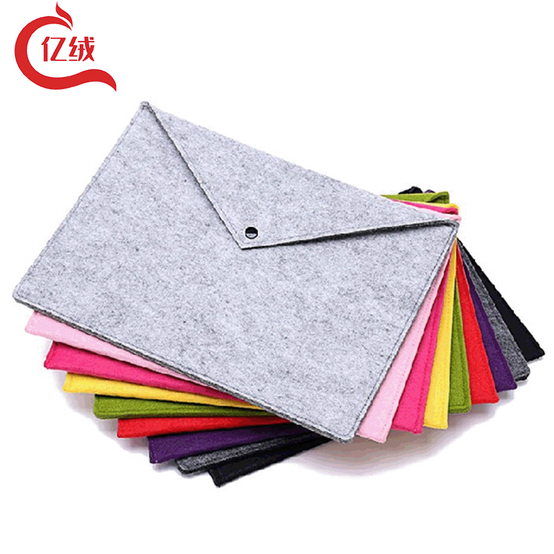 Felt File Bag, Hand-Held Felt iPad File Bag, Felt Bag Non-Woven Folder Storage Bag Customization