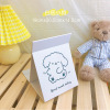 Cartoon folding table big cute handheld mirror for elementary school students, South Korea