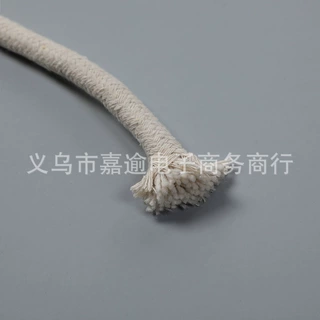 厂家直销4mm-10mm本白包芯棉绳 装饰手提编织绳子手工diy捆绑棉绳