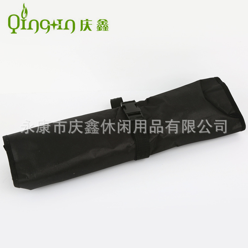 Conjunto de siete piezas de falda bolsa mango de madera barbacoa herramientas traje Yangjiang fábrica directa barbacoa traje