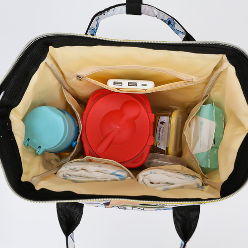 Mommy bag  new multi-functional large-capacity mommy backpack fashionable lightweight nylon mother and baby backpack