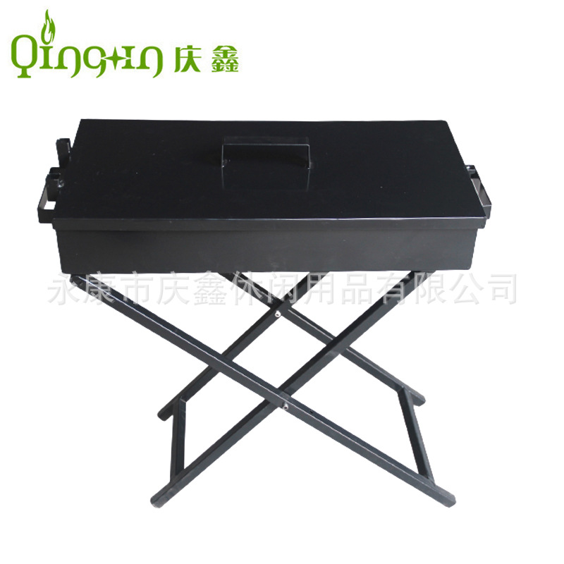 Fabricante DE LA FUENTE plegable engrosada barbacoa parrilla Hogar y al aire libre portátil barbacoa fabricante