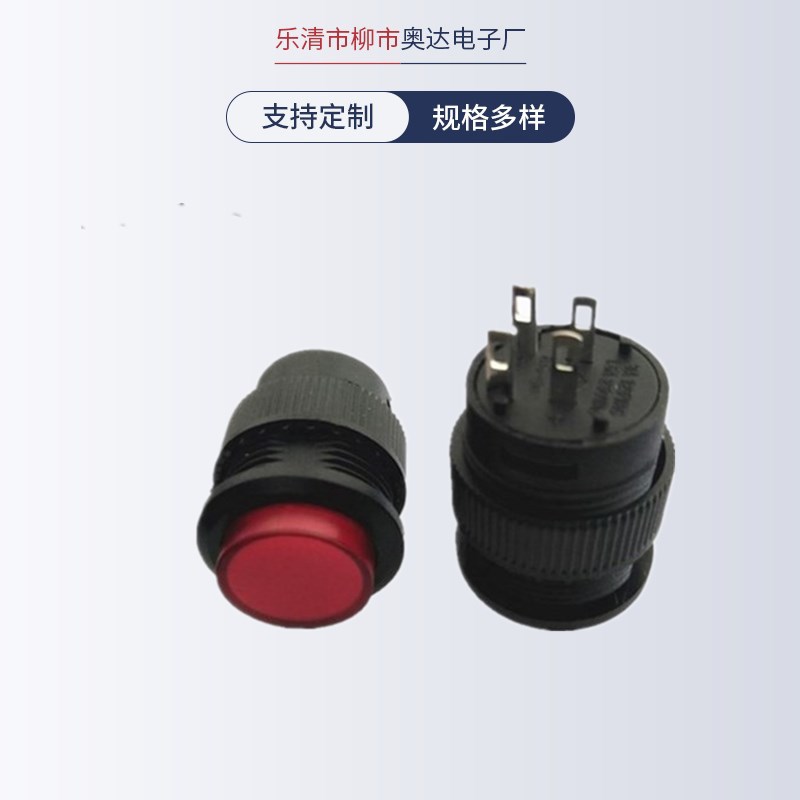 供应ds-503颜色可选环形高头启动按键开关防水自锁按钮开关