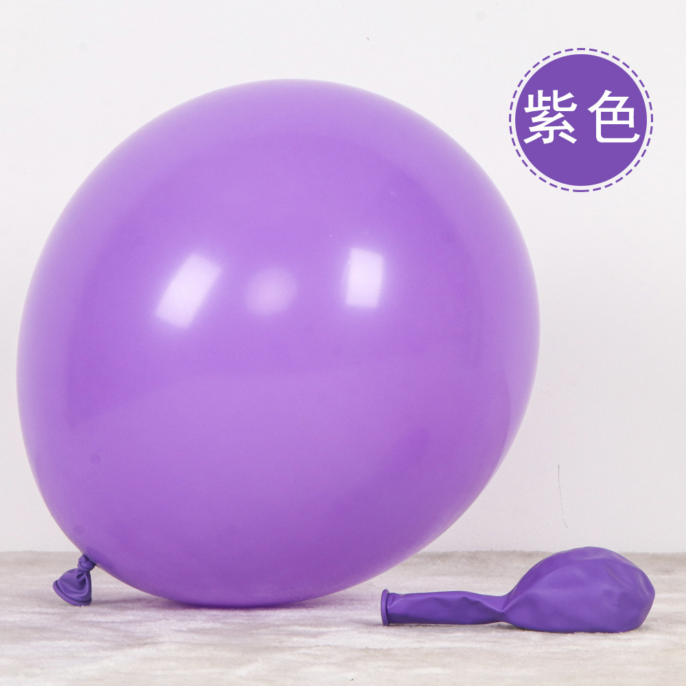 Globo decorativo Globo de látex de 12 pulgadas Decoración de fiesta al por mayor transfronteriza 2.8g Diseño de globo mate redondo