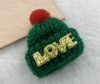 Woolen baseball cap handmade, hat, earrings, accessory, wholesale