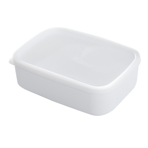 Kitchen food storage box, refrigerator storage box, microwave heating lunch box, rectangular sealed box with lid, scallion preservation box