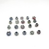 Hot -selling DIY jewelry accessories beads inlaid diamond random mixing 20 packs of large pores beads beads beads