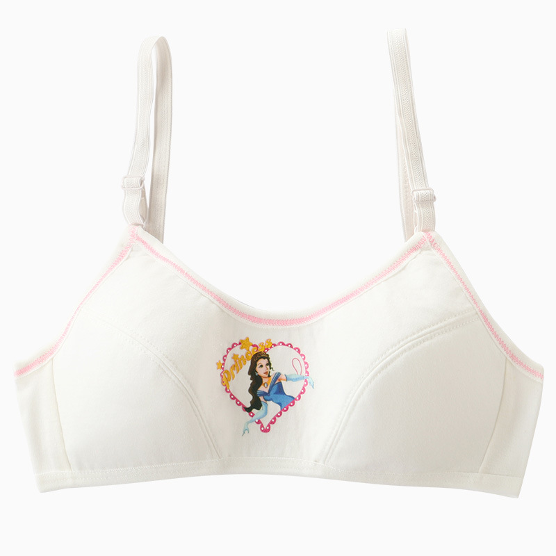 Niña sujetador ropa interior chaleco período de desarrollo estudiante de secundaria adolescente sujetador adolescente chica delgada