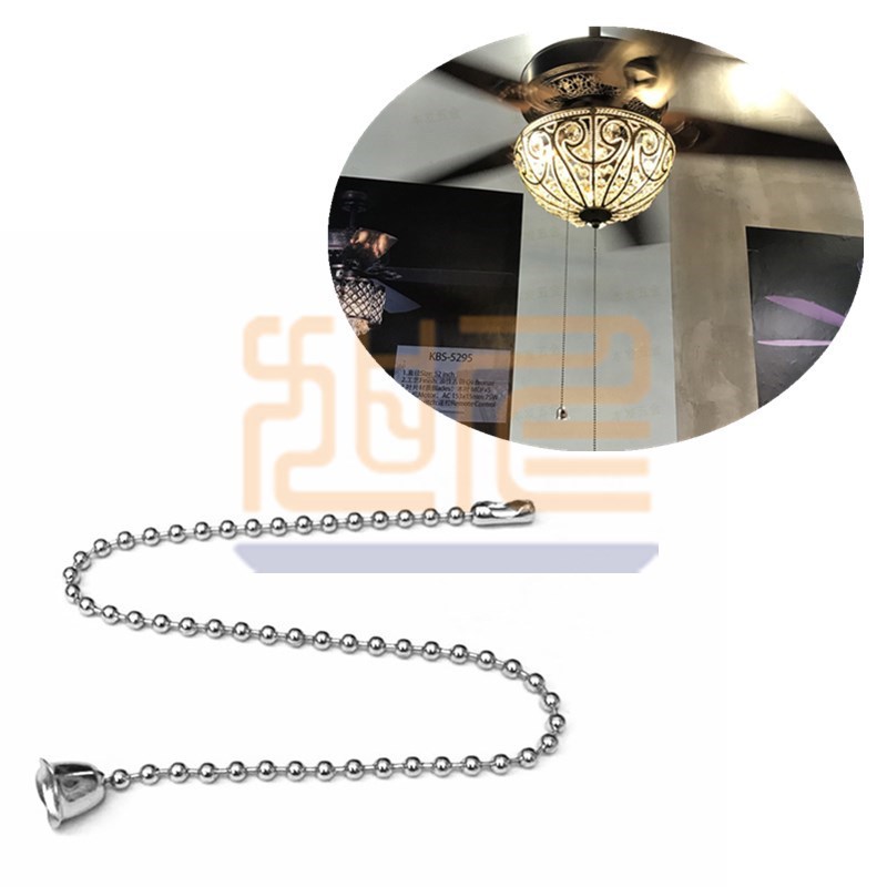 Lamps Chain Accessories 3 Bronze Table Lamp Ceiling Fan Round Bead Chain 2 Wall Lamp Ceiling Fan Switch Metal Cable Pull Rope