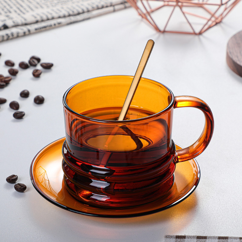 Thickened Borosilicate Glass Coffee Mug Heat Resistant Cup_voghion.com