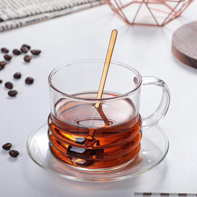 Thickened Borosilicate Glass Coffee Mug Heat Resistant Cup_voghion.com