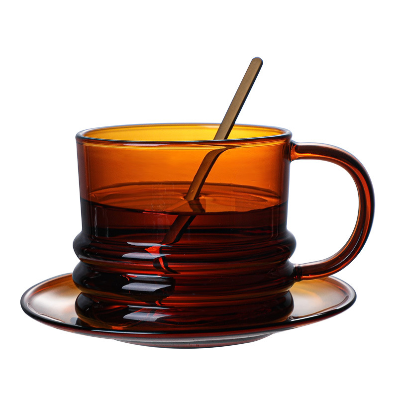 Thickened Borosilicate Glass Coffee Mug Heat Resistant Cup_voghion.com