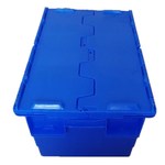 批发加厚济南东营德州医药生鲜冷链中转力睿鸿斜插式物流箱周转箱