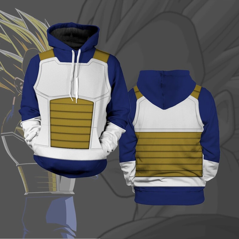 2020 Anime Dragon Ball 3D Digital Printed Hooded Loose Sweatshirt 2020 Anime Dragon Ball 3D Digital Printed Hooded Loose Sweatshirt