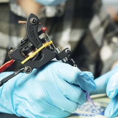 雙機蟲洞complete紋身套裝線圈機割線打霧初學者套裝色料電源