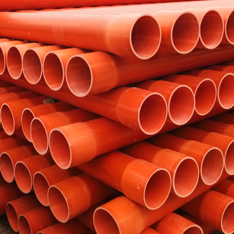 同建塑料cpvc电力管110电力埋地电缆保护套 非开挖拖拉电缆保护管