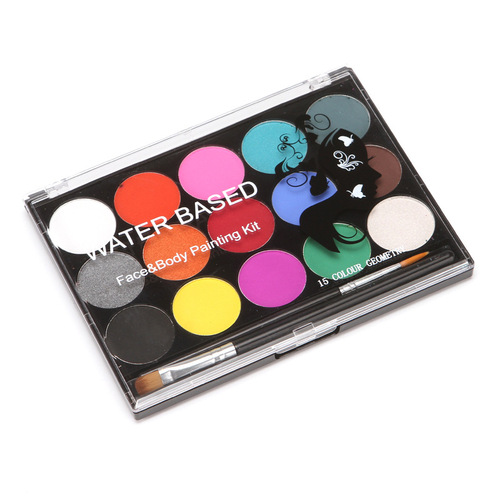Hot Selling 15 Colors Water-Soluble Pigments Body Painting Cream Halloween Makeup Christmas Face Paint Face Painting