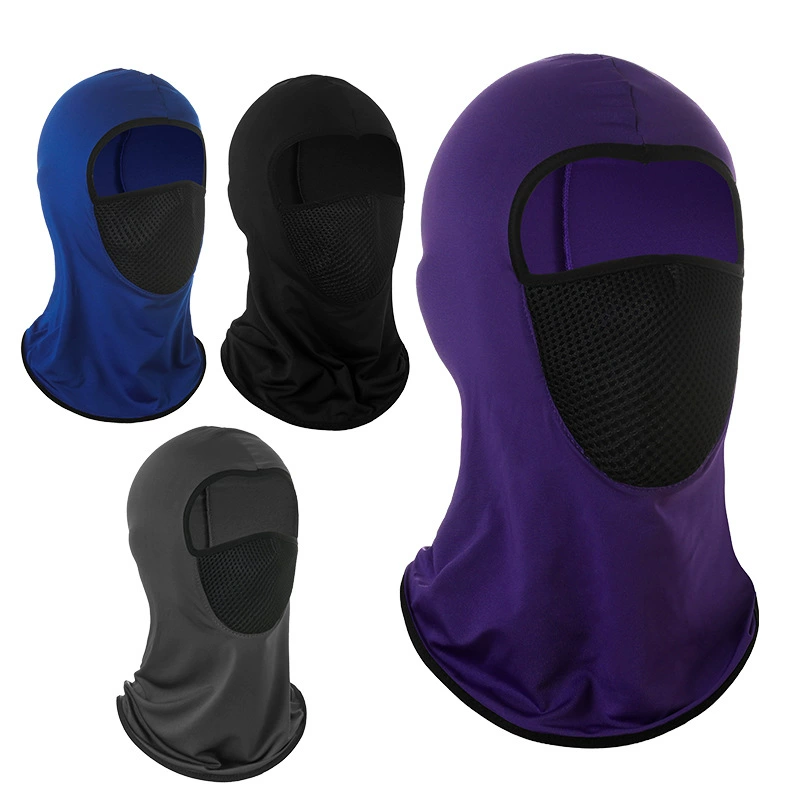 Travel scarf, windproof sports silk mask, sun protection, with neck protection