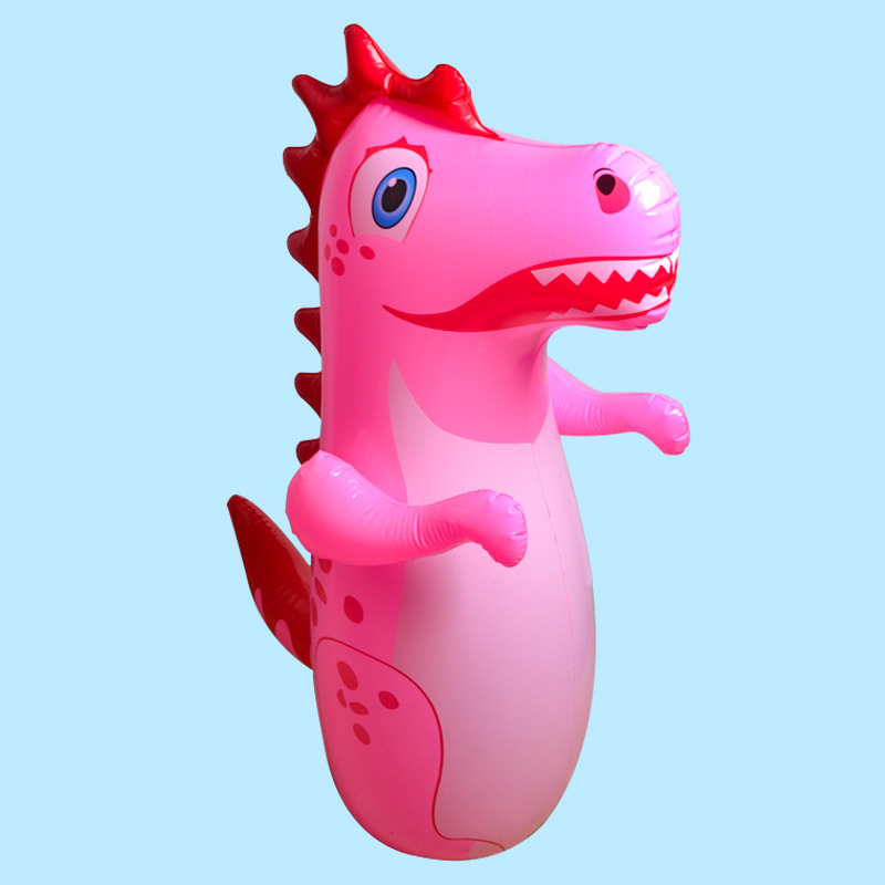 Large size 95 inflatable dinosaur tumbler PVC inflatable toy dinosaur street stall toys floor push gifts