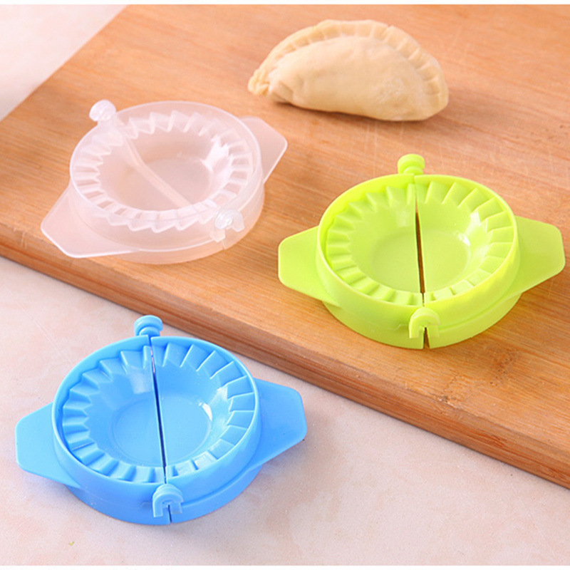 Hogar dumpling envoltura manual pellizco dumpling clip molde cocina herramienta hogar multi-color agua dumpling artefacto