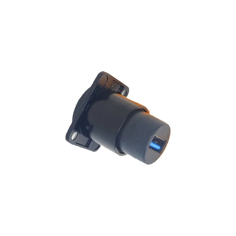 USB2.0 черная лента индикатор крепления панель разъем двойная материнская головка прямо вставлена D-тип просверленный дата-разъем