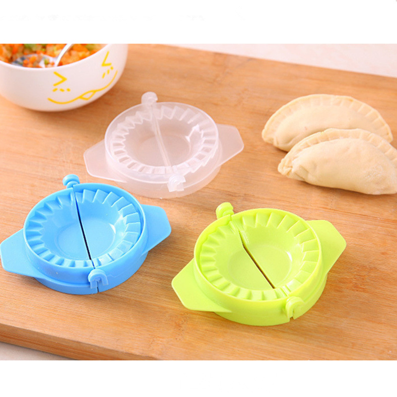 Hogar dumpling envoltura manual pellizco dumpling clip molde cocina herramienta hogar multi-color agua dumpling artefacto