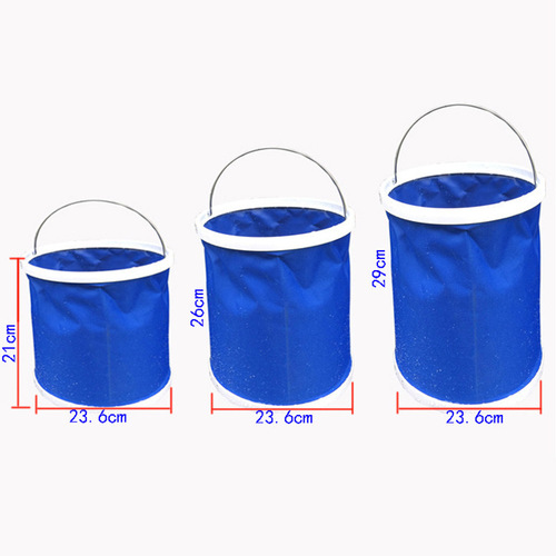 Portable car folding bucket, car wash outdoor bucket, fishing bucket, household plastic bucket wholesale