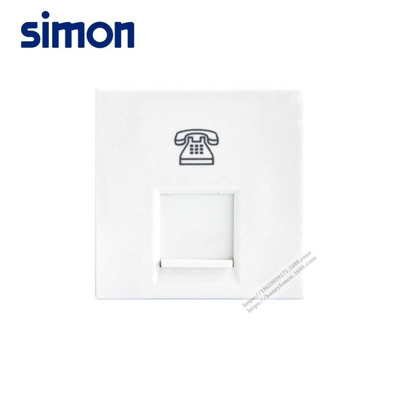 Simon/西蒙 51A系列 1/2位电话插座功能件(雅白)H521