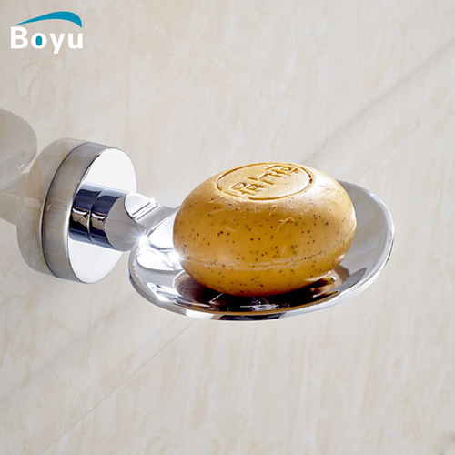 Cross-border foreign trade stainless steel soap box bathroom soap rack wall hanging creative drain bathroom soap net hotel soap dish