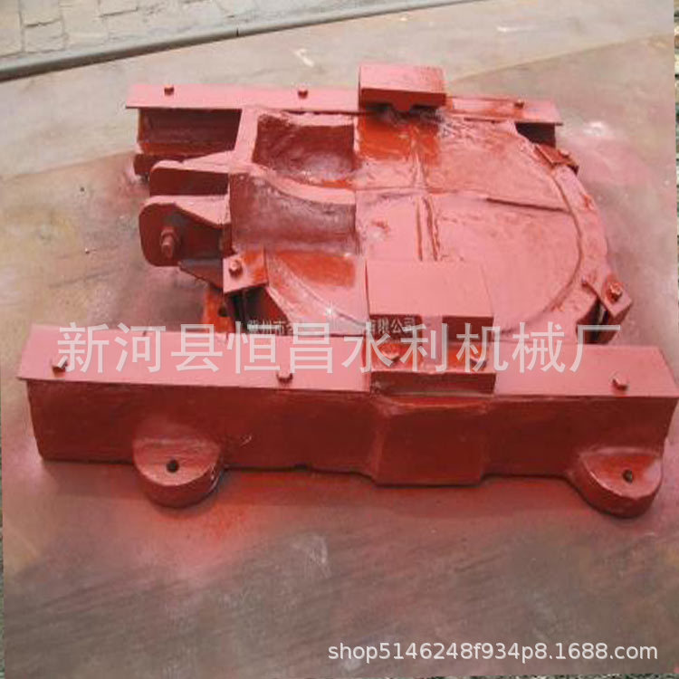 厂家直销DN300铸铁圆闸门 DN500铸铁镶铜圆闸门 水库铸铁圆闸门