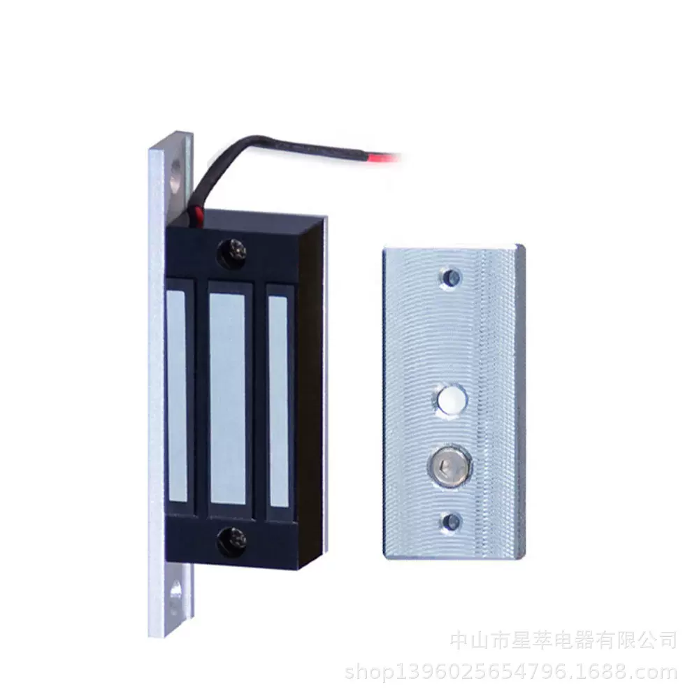电子门禁迷你60KG磁力锁电磁锁小型60公斤磁力锁12V24V电控锁