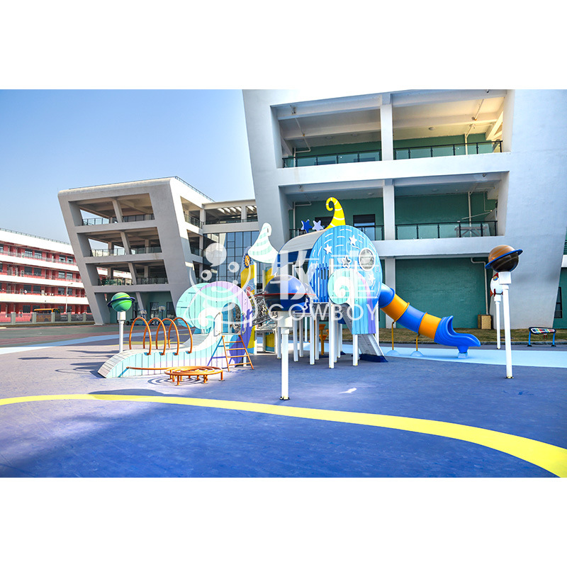 Kindergarten al aire libre niños diapositiva combinada niños al aire libre juguetes grandes escalada desarrollo diversión equipo de diapositivas