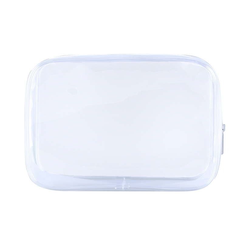 PVC bolsa de cosméticos de viaje de gran capacidad transparente impermeable a prueba de polvo bolsa de almacenamiento portátil de salud y prevención de epidemias embalaje