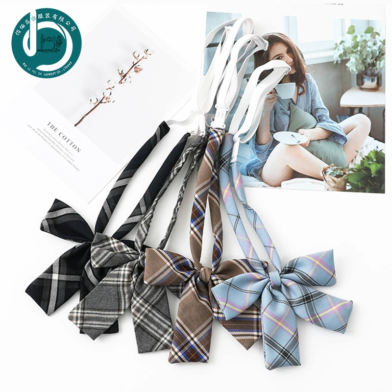 Японская Униформа JK Выпускной Фотография Колледж Стиль Бесплатный воротник с бантом Цветочный галстук Веревка галстук-бабочка Женская Студенческая форма