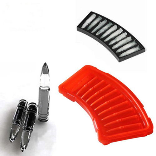 Buckle-style 3D Bullet Ice Cube Tray: A Creative Ice Mold for Winning the Anti-Japanese War—Perfect for Making Plastic Ice Cubes
