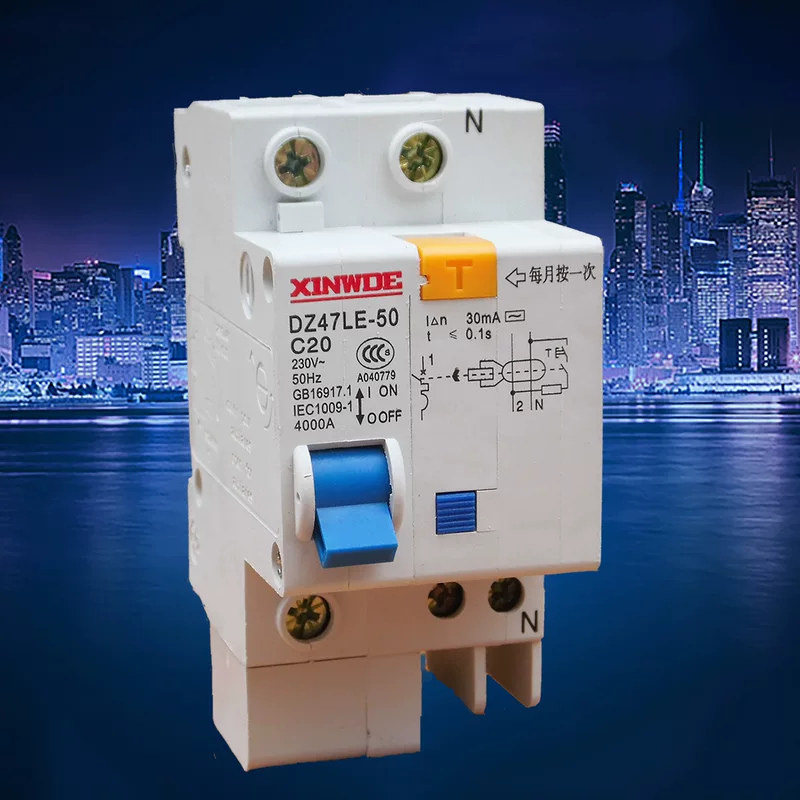 Micro-Disterflow DZ47LE-63 Электрический выключатель для воды-нагреватель leakage Electric shock protection выключатель 1P40A32A