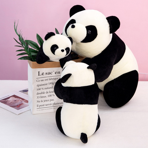 Simulation cute giant panda plush toy doll doll pillow doll gift toy for children and girls