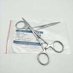 上海金鐘牌止血鉗外科手術血管鉗蚊式止血鉗寵物拔毛鉗子彎取鈎鉗