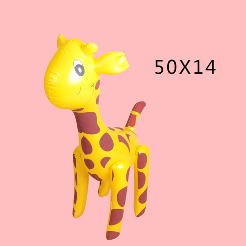 Inflatable Beetle Toy Inflatable Yellow Duck Giraffe Balloon Frog Cartoon Animals Direct Sale
