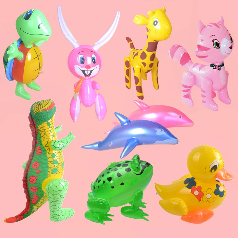 Надувная игрушка Жук надувная желтая утка Жираф выдувная лягушка мультфильм животное Changjia прямые продажи