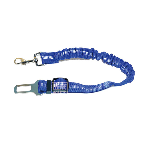 Pet supplies car safety belt dog traction safety belt buffer elastic reflective safety rope traction rope dog leash