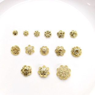 14K����ɫ��ɫ����diy�ֹ������ִ���Ƭ��ñ������� ѩ��Ƭ����